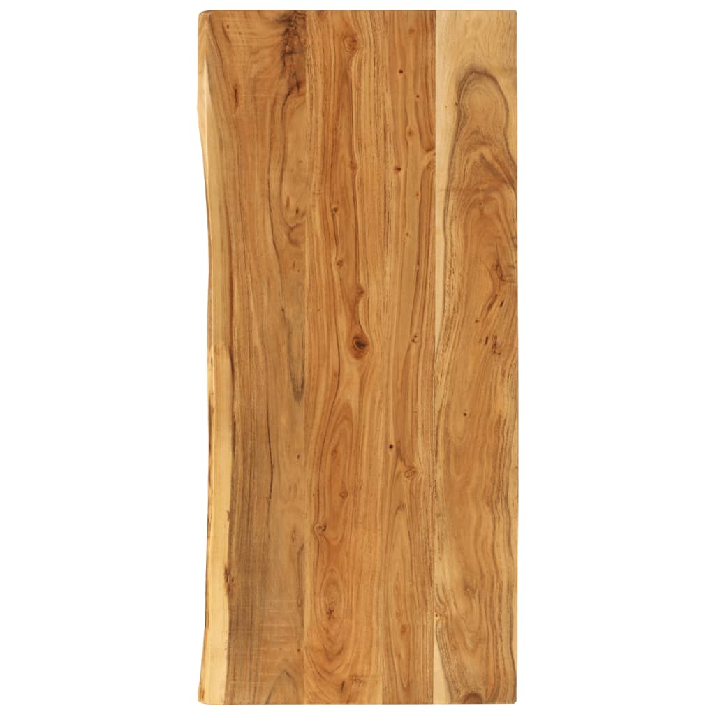 Blat Lavoar De Baie, 80X52X2,5 Cm, Lemn Masiv De Acacia