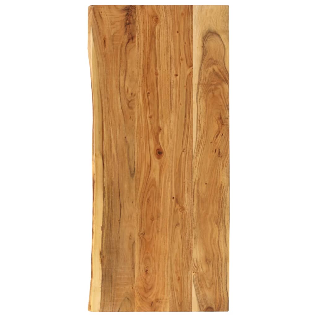 Blat Lavoar De Baie, 80X52X2,5 Cm, Lemn Masiv De Acacia
