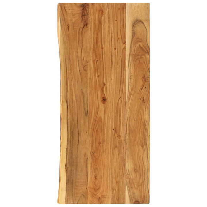 Blat Lavoar De Baie, 80X52X2,5 Cm, Lemn Masiv De Acacia