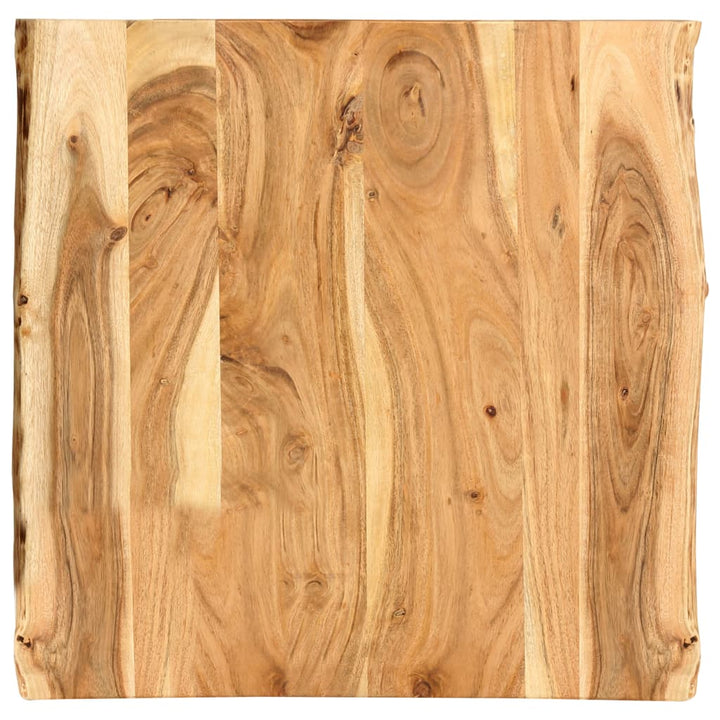 Blat De Masă, 80X(50-60)X2,5 Cm, Lemn Masiv De Acacia