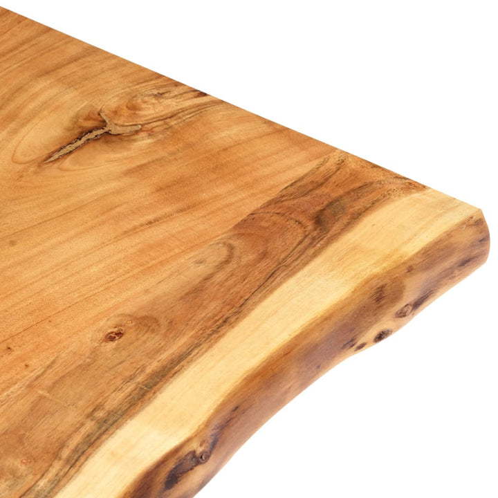 Blat De Masă, 80X(50-60)X2,5 Cm, Lemn Masiv De Acacia