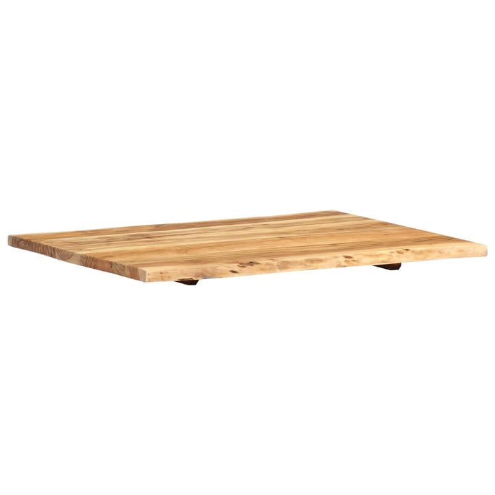 Blat De Masă, 80X(50-60)X2,5 Cm, Lemn Masiv De Acacia