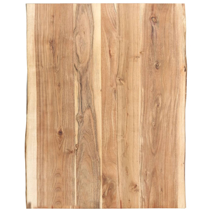 Blat De Masă, 80X(50-60)X2,5 Cm, Lemn Masiv De Acacia