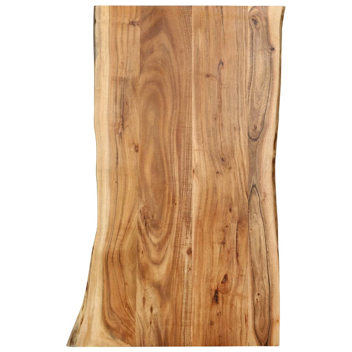 Blat De Masă, 80X(50-60)X2,5 Cm, Lemn Masiv De Acacia