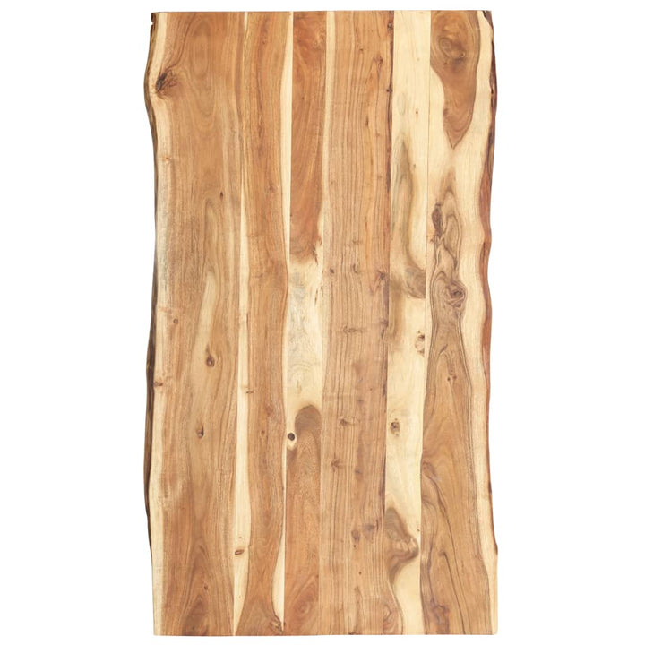Blat De Masă, 80X(50-60)X2,5 Cm, Lemn Masiv De Acacia