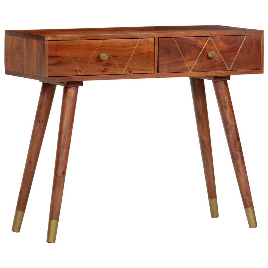 Masă Consolă, 90 X 35 X 76 Cm, Lemn Masiv De Acacia