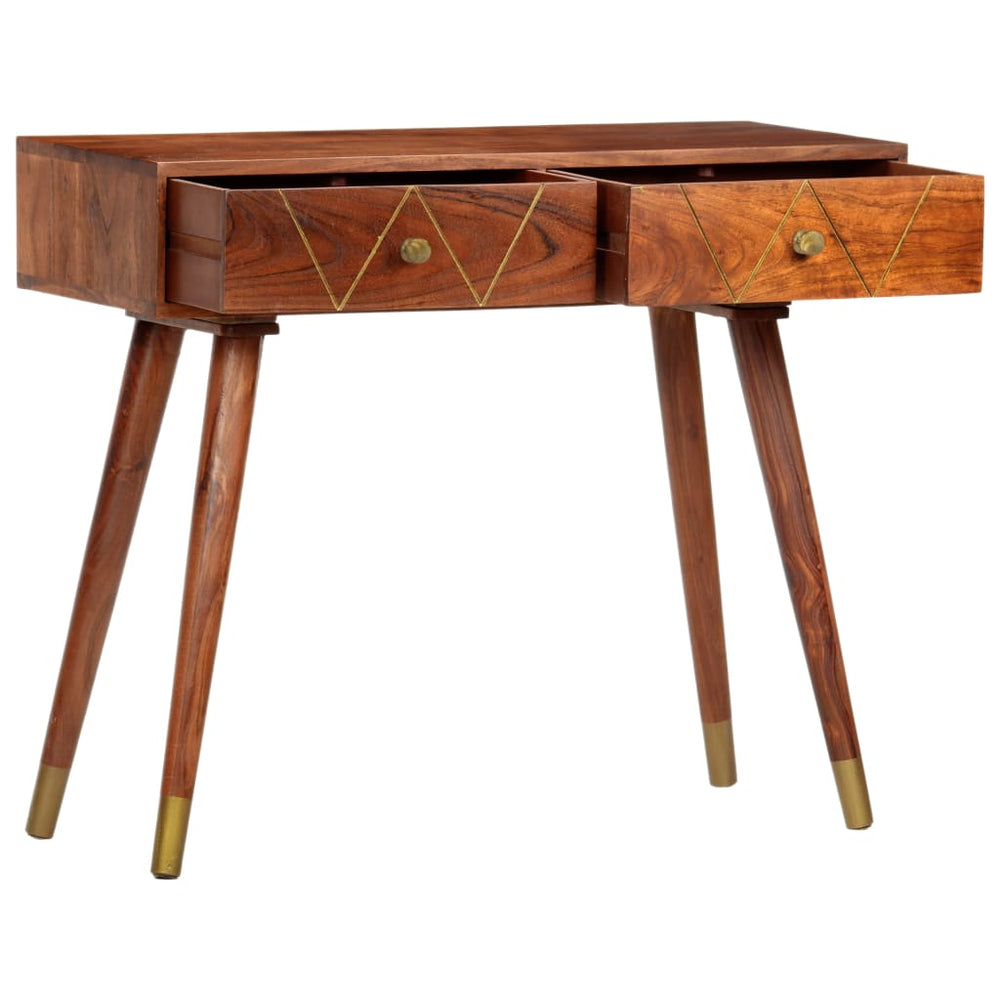 Masă Consolă, 90 X 35 X 76 Cm, Lemn Masiv De Acacia