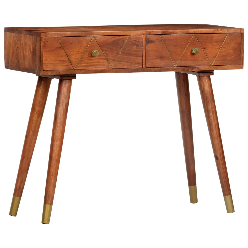 Masă Consolă, 90 X 35 X 76 Cm, Lemn Masiv De Acacia