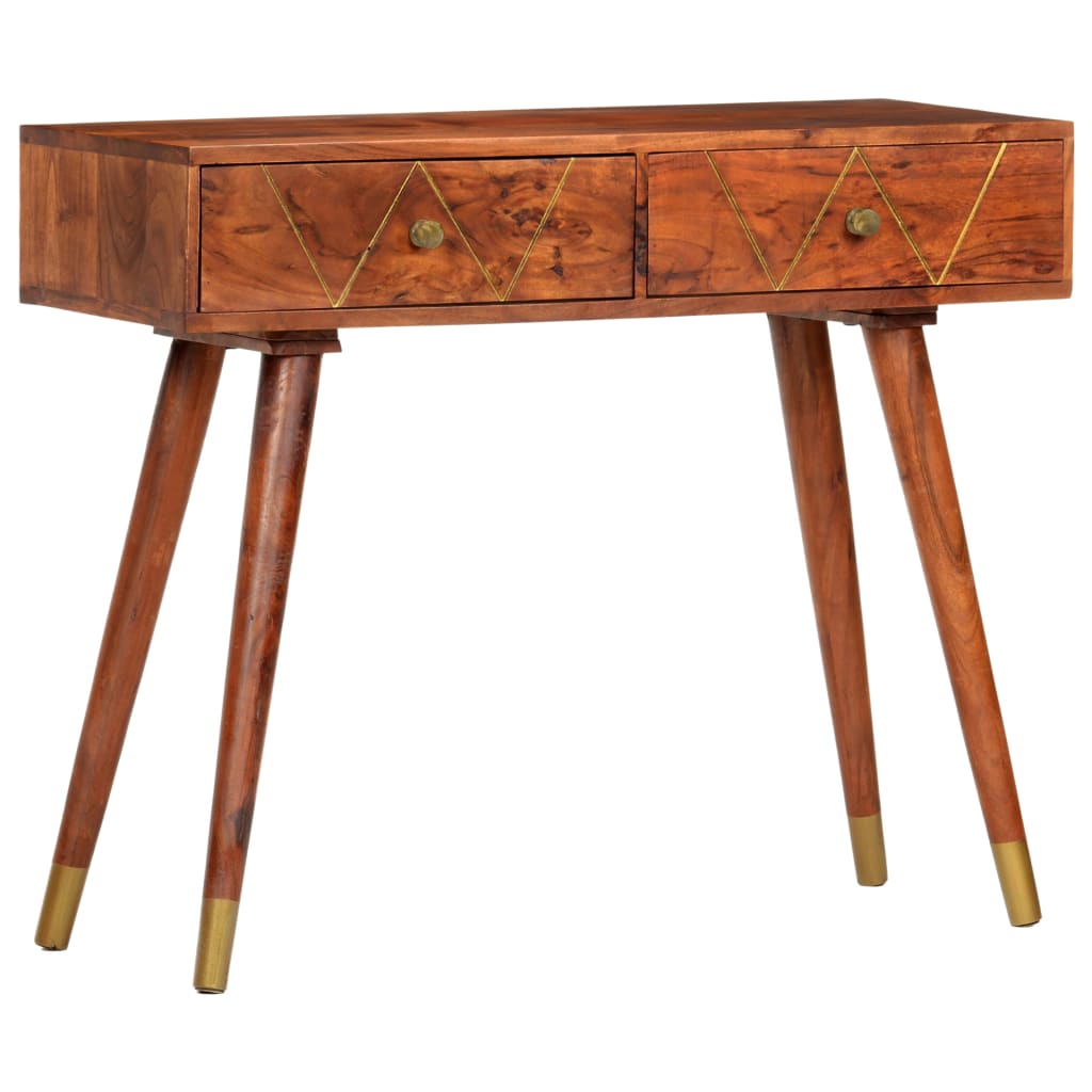 Masă Consolă, 90 X 35 X 76 Cm, Lemn Masiv De Acacia