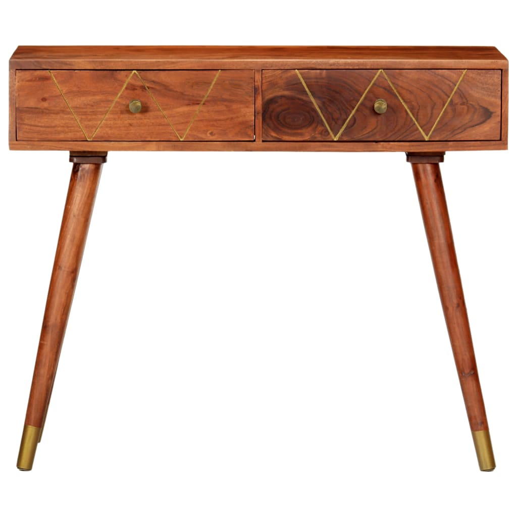 Masă Consolă, 90 X 35 X 76 Cm, Lemn Masiv De Acacia