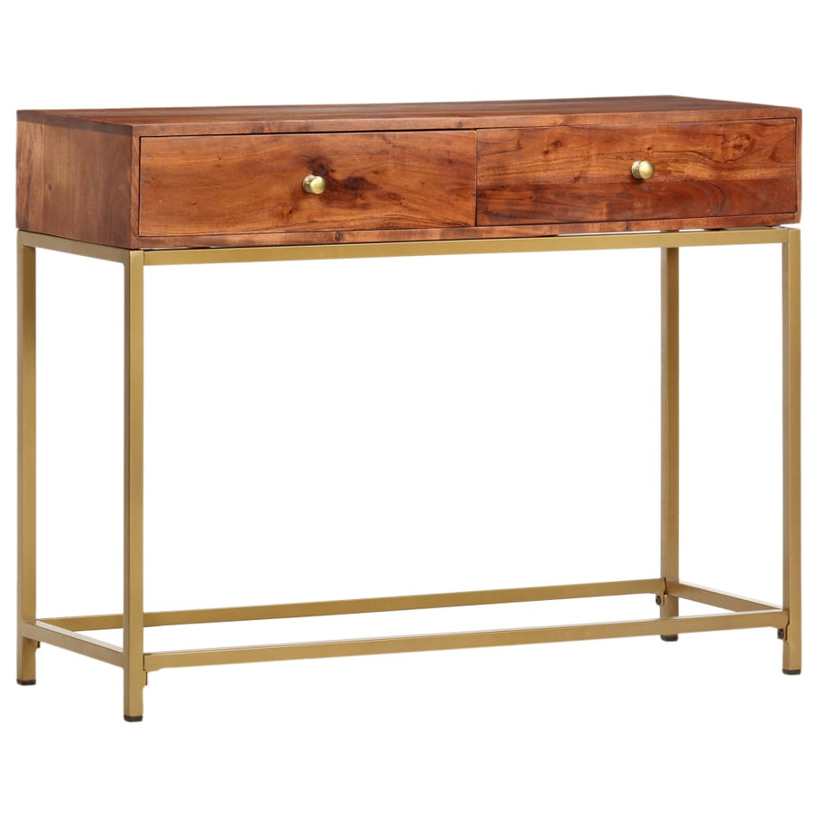 Masă Consolă, 100X35X76 Cm, Lemn Masiv De Acacia