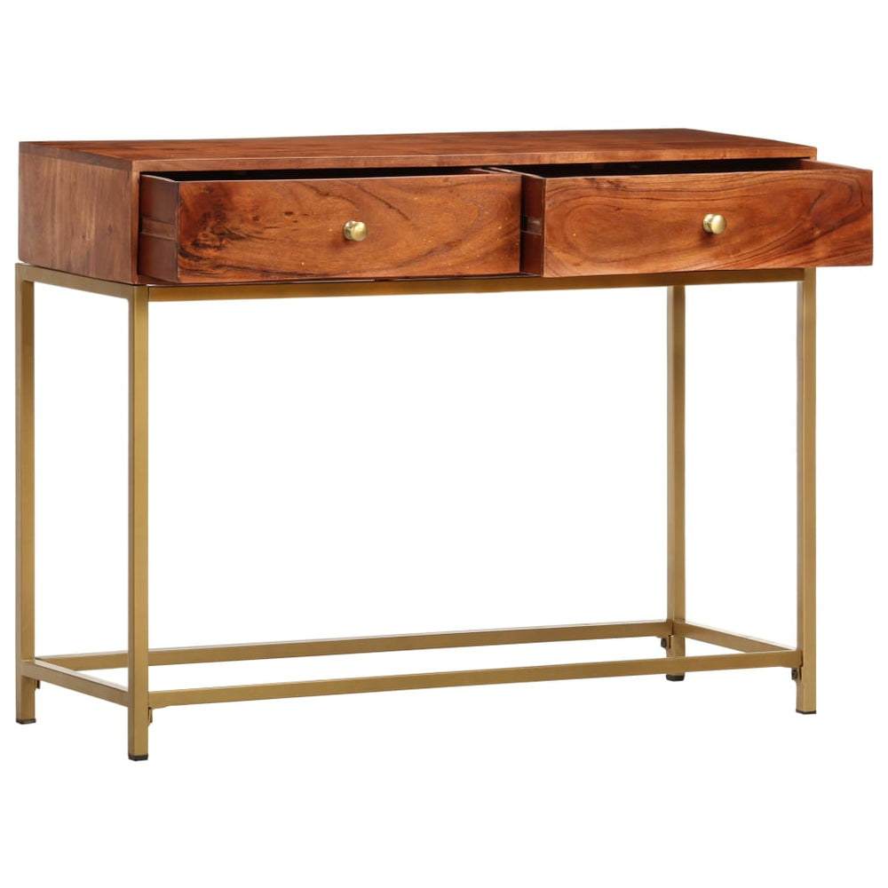 Masă Consolă, 100X35X76 Cm, Lemn Masiv De Acacia