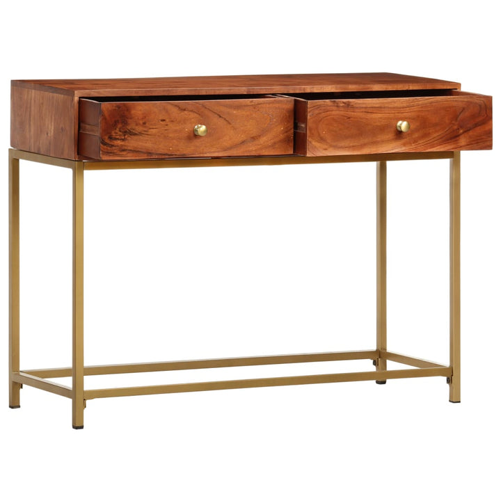 Masă Consolă, 100X35X76 Cm, Lemn Masiv De Acacia