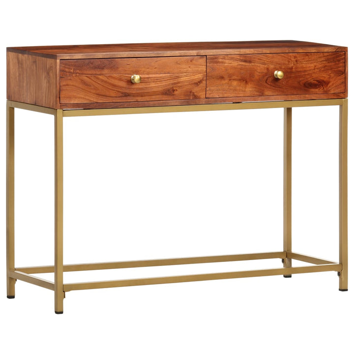 Masă Consolă, 100X35X76 Cm, Lemn Masiv De Acacia