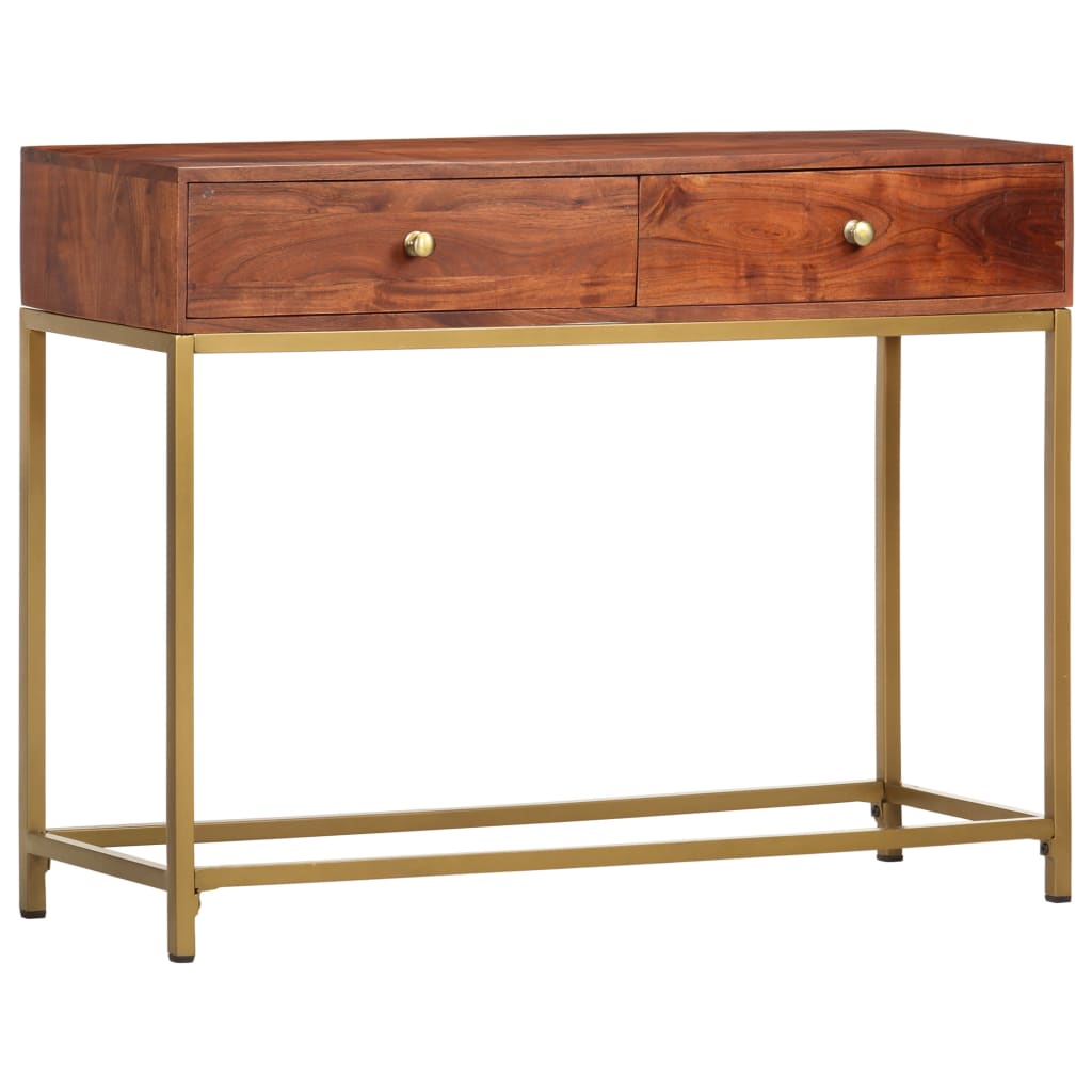 Masă Consolă, 100X35X76 Cm, Lemn Masiv De Acacia