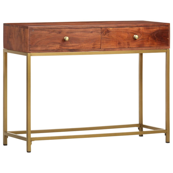 Masă Consolă, 100X35X76 Cm, Lemn Masiv De Acacia