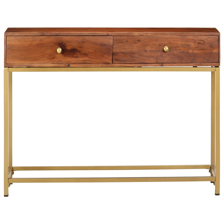 Masă Consolă, 100X35X76 Cm, Lemn Masiv De Acacia
