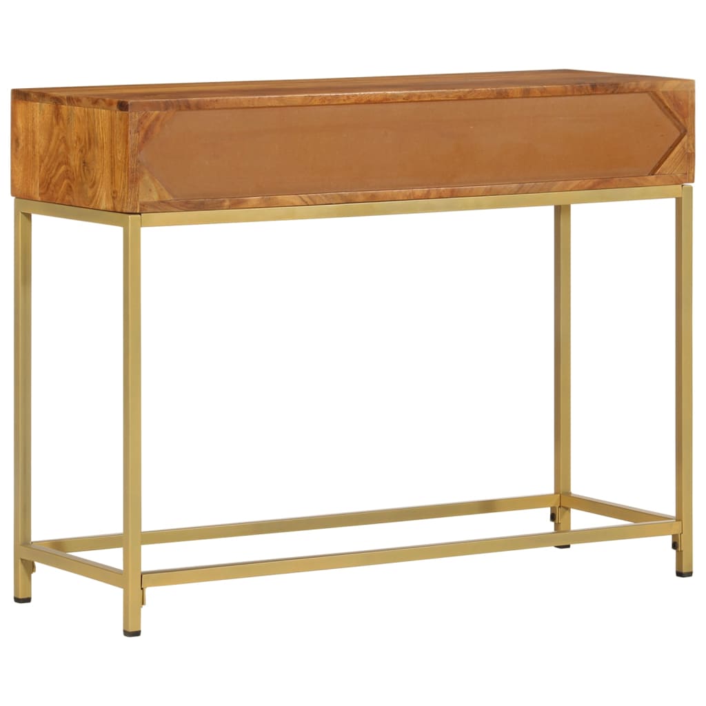Masă Consolă, 100X35X76 Cm, Lemn Masiv De Acacia