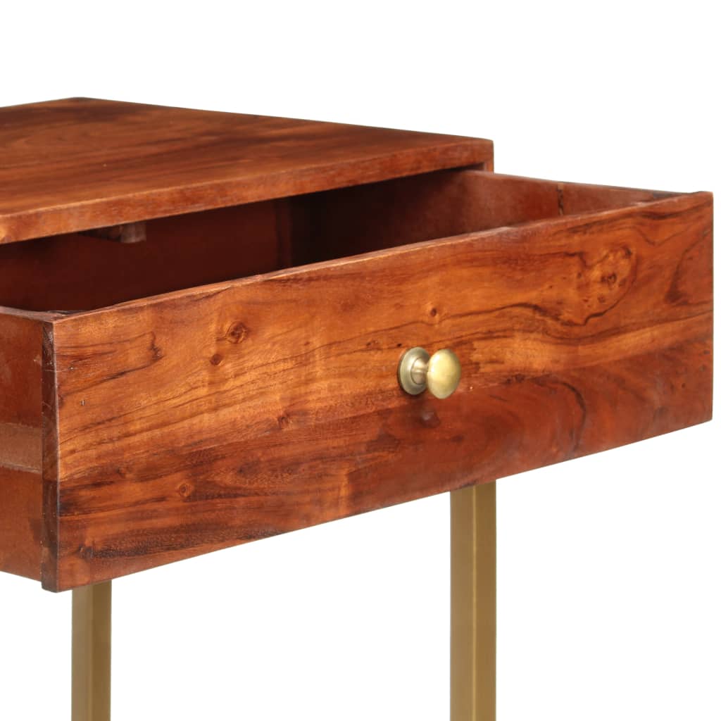 Masă Consolă, 100X35X76 Cm, Lemn Masiv De Acacia