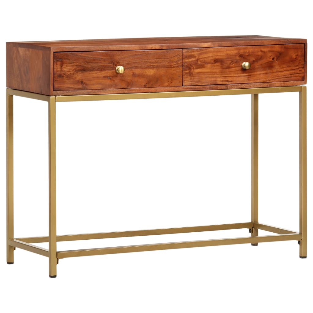 Masă Consolă, 100X35X76 Cm, Lemn Masiv De Acacia