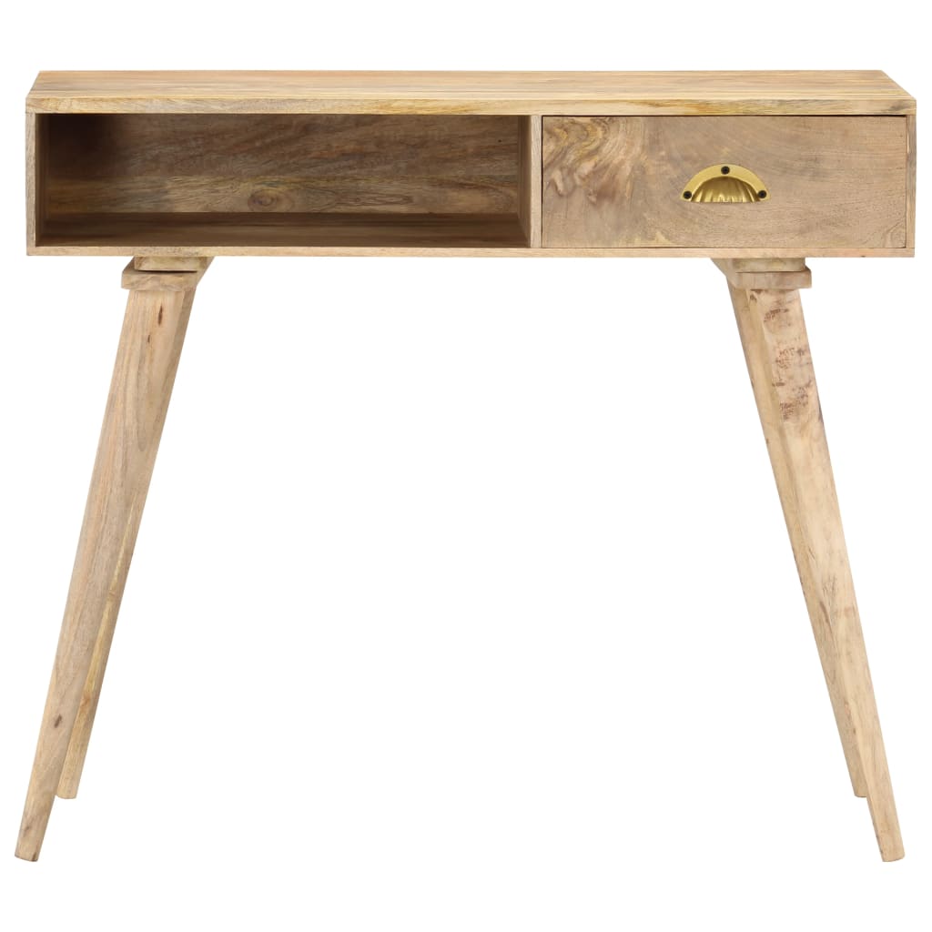Masă Consolă, 90 X 45 X 75 Cm, Lemn Masiv De Mango