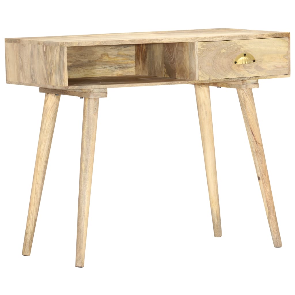 Masă Consolă, 90 X 45 X 75 Cm, Lemn Masiv De Mango