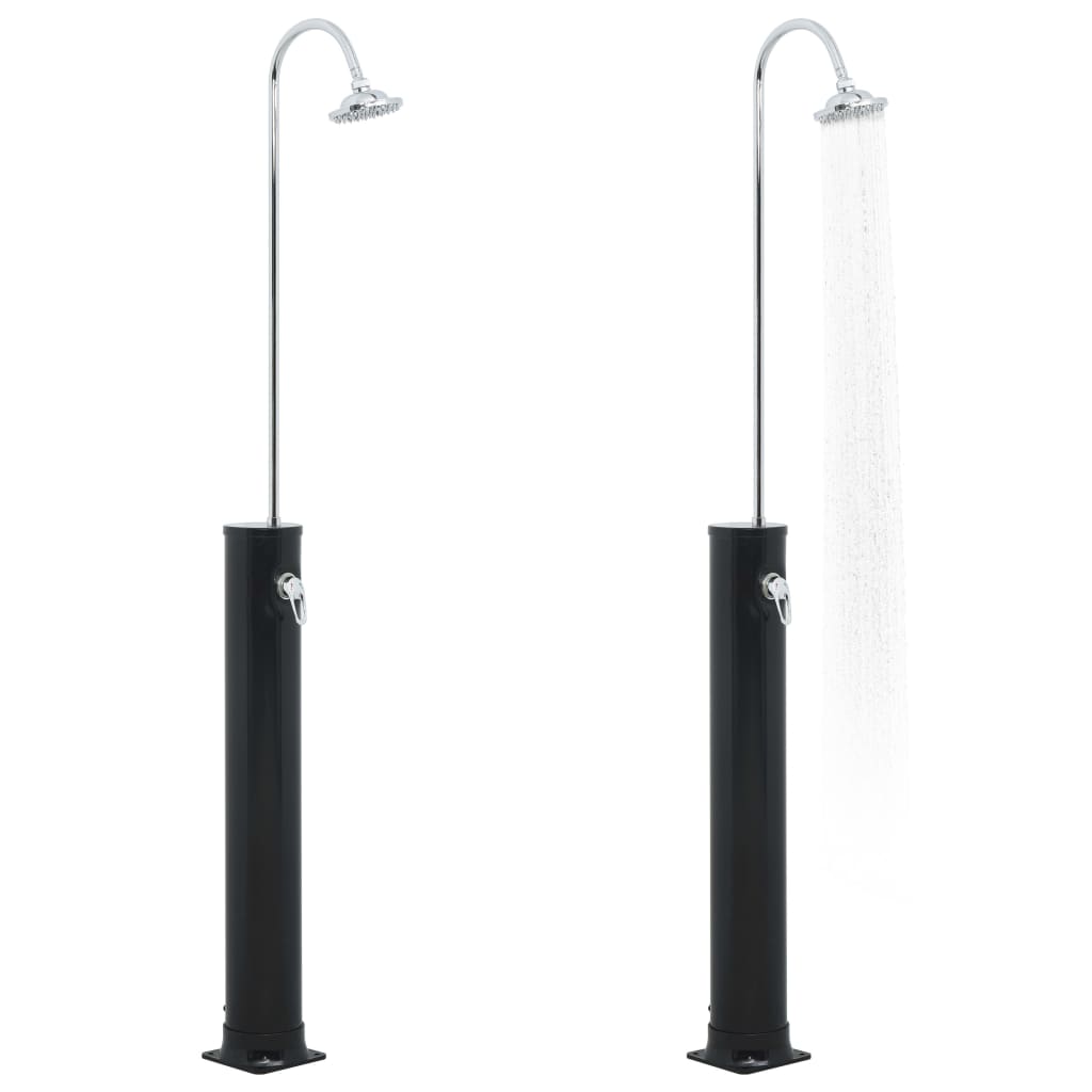 Duș Solar, Negru, 214 Cm, 20 L