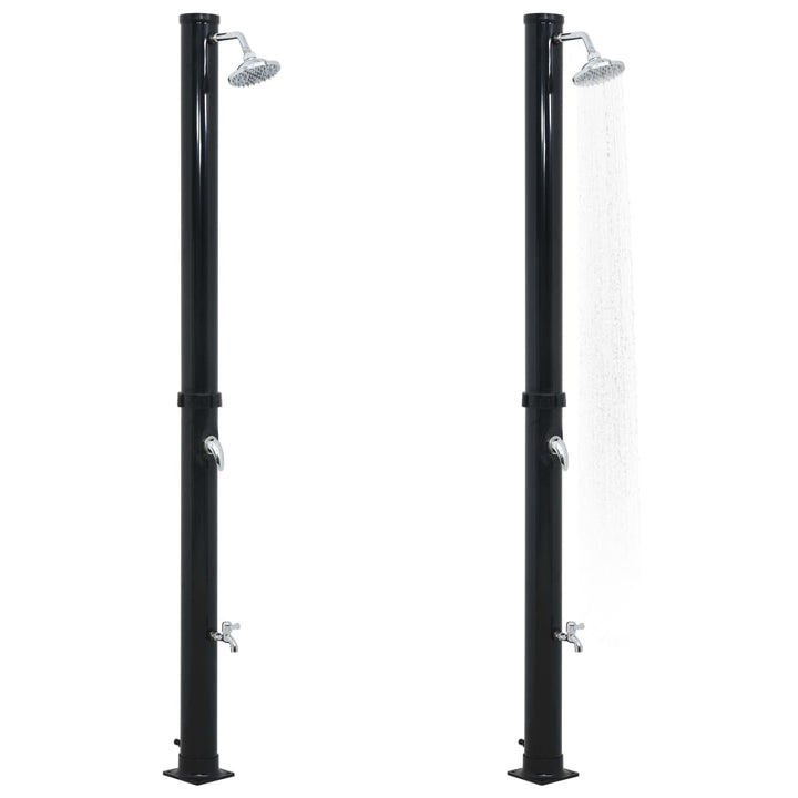 Duș Solar, Negru, 220 Cm, 20 L