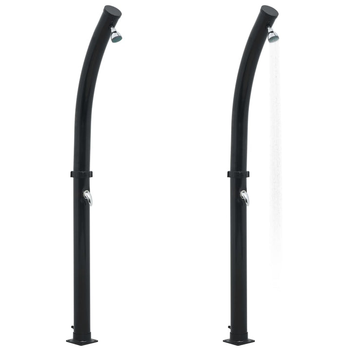 Duș Solar, Negru, 214 Cm, 20 L