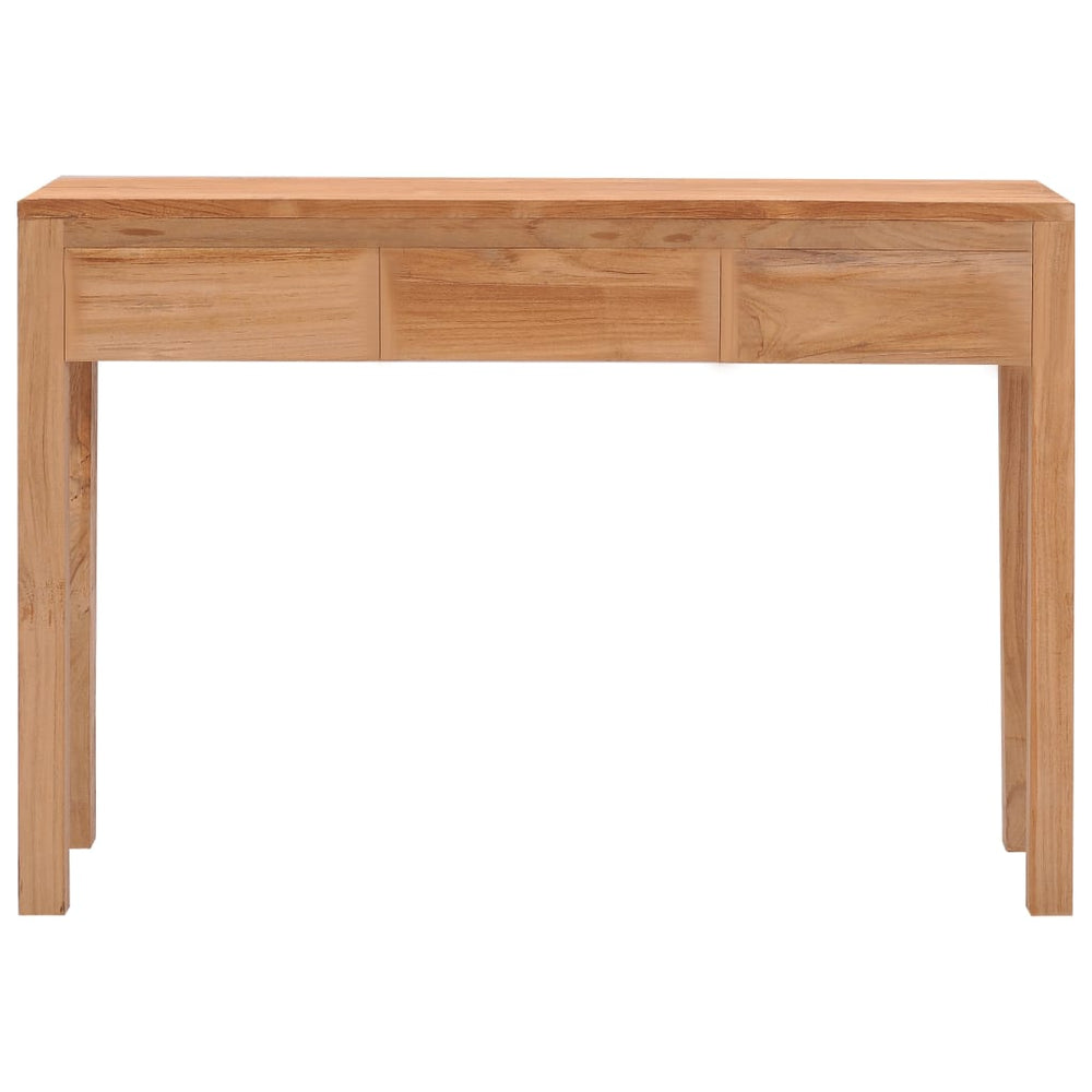 Masă Consolă, 110 X 35 X 75 Cm, Lemn Masiv De Tec