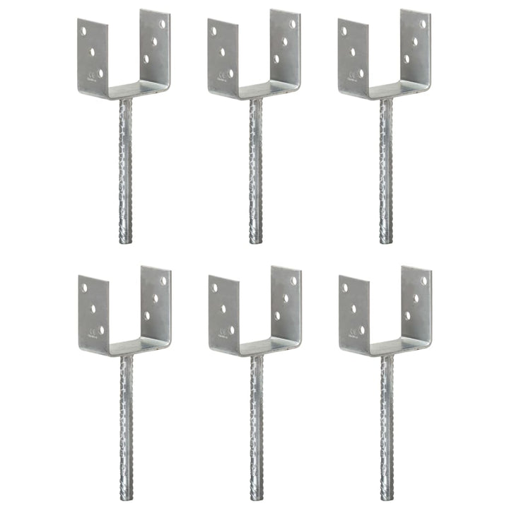 Ancore De Gard, 6 Buc., Argintiu, , Oțel Galvanizat