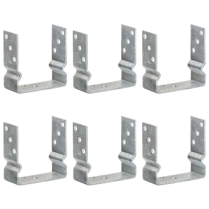 Ancore De Gard, 6 Buc., Argintiu, , Oțel Galvanizat