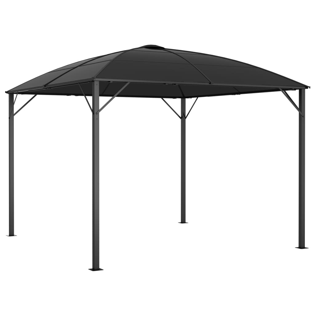 Pavilion Cu Perdele, Antracit, 300 X 300 X 265 Cm