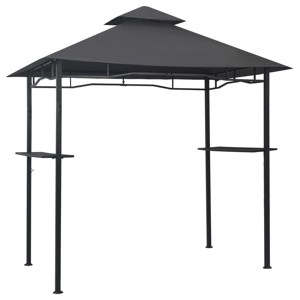 Pavilion De Grătar, Antracit, 240 X 150 X 255 Cm, Oțel