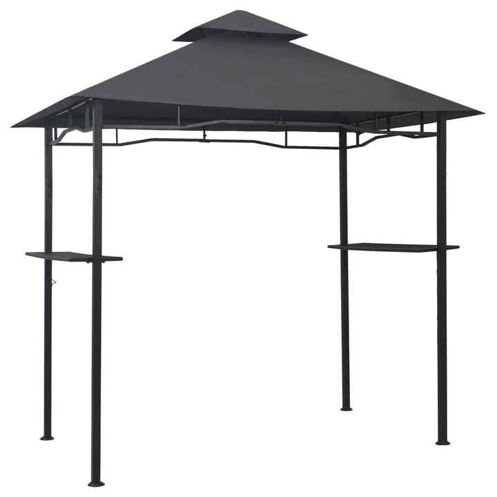 Pavilion De Grătar, Antracit, 240 X 150 X 255 Cm, Oțel