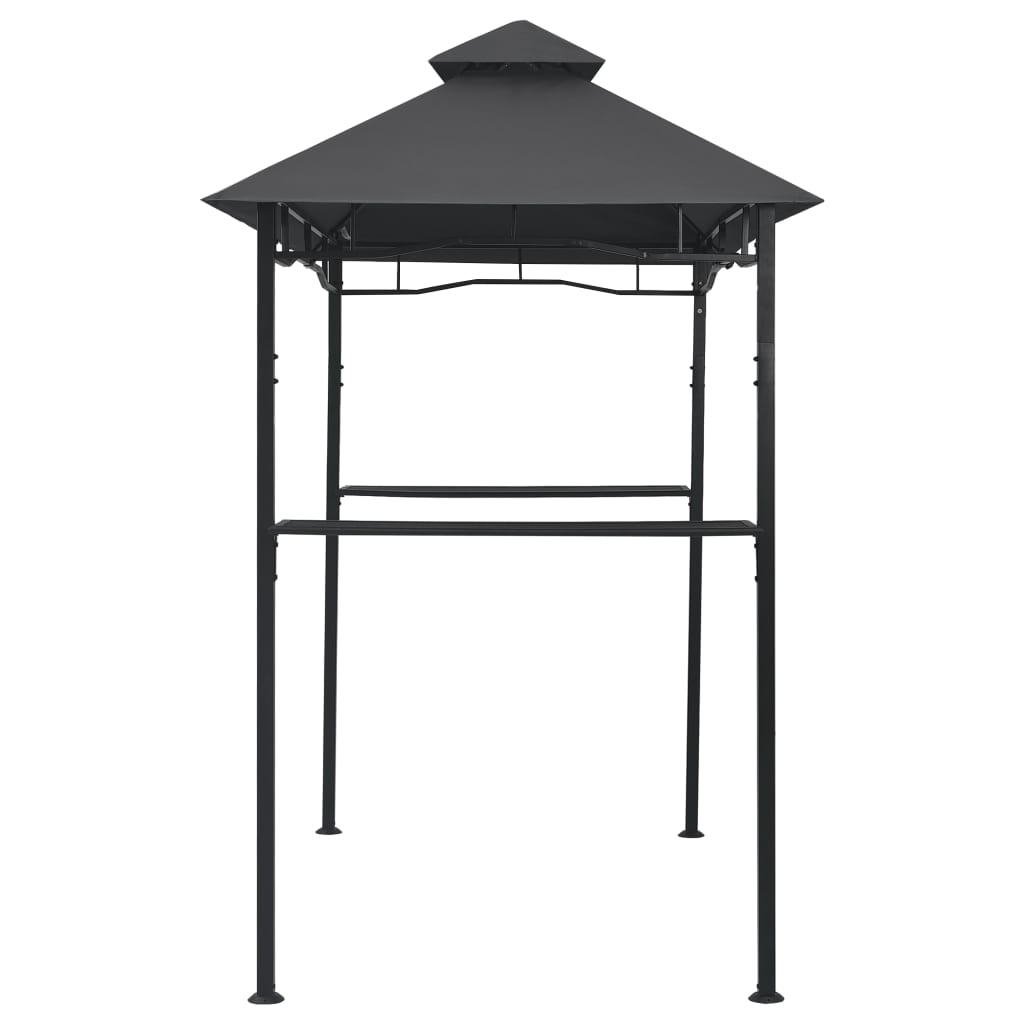 Pavilion De Grătar, Antracit, 240 X 150 X 255 Cm, Oțel