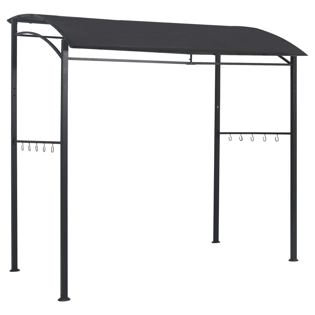 Pavilion De Grătar, Antracit, 215 X 150 X 220 Cm, Oțel