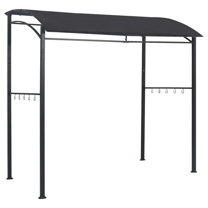 Pavilion De Grătar, Antracit, 215 X 150 X 220 Cm, Oțel