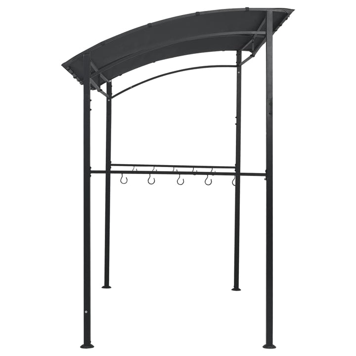 Pavilion De Grătar, Antracit, 215 X 150 X 220 Cm, Oțel