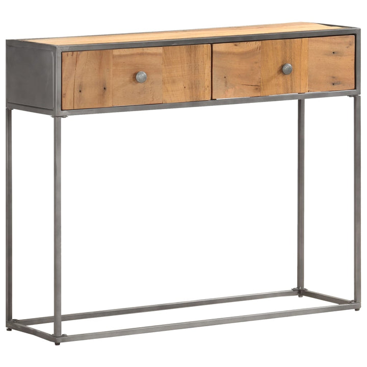Masă Consolă, 90 X 30 X 75 Cm, Lemn Masiv Reciclat