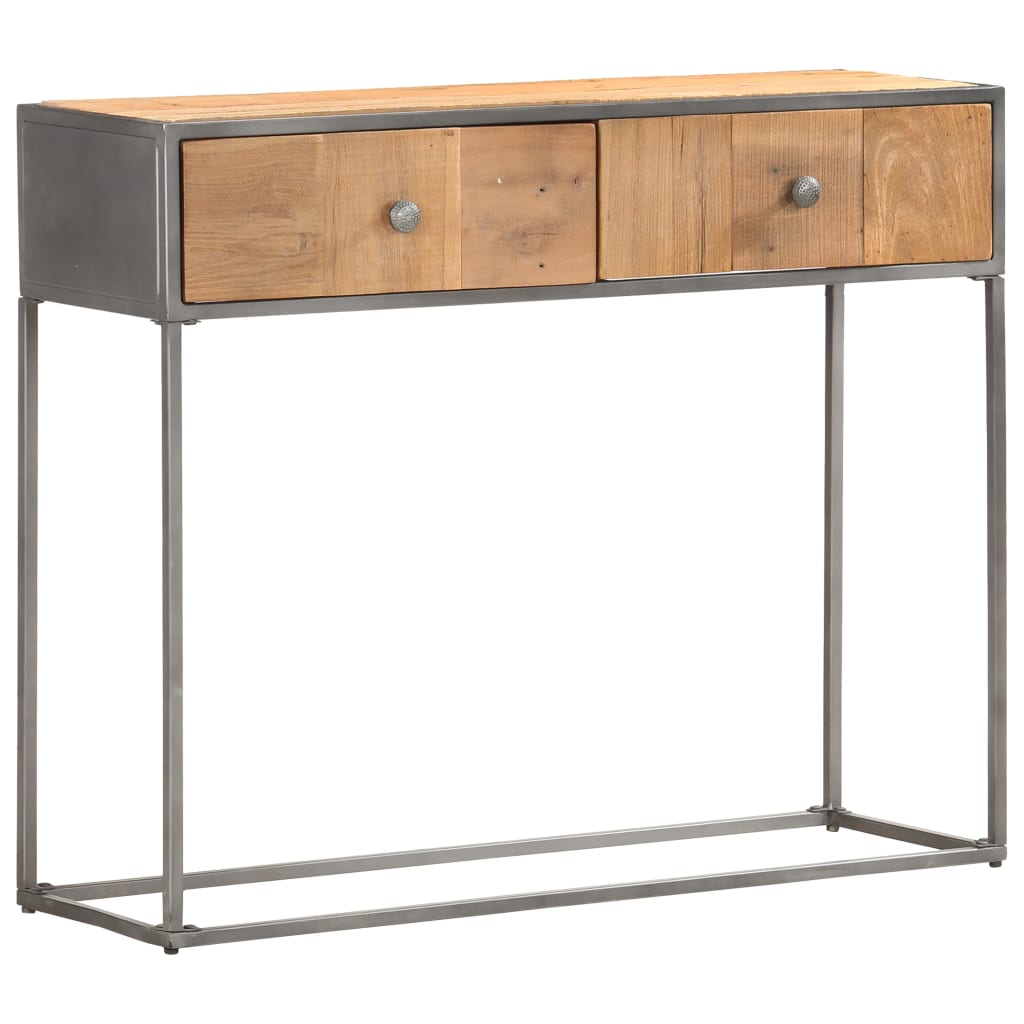 Masă Consolă, 90 X 30 X 75 Cm, Lemn Masiv Reciclat