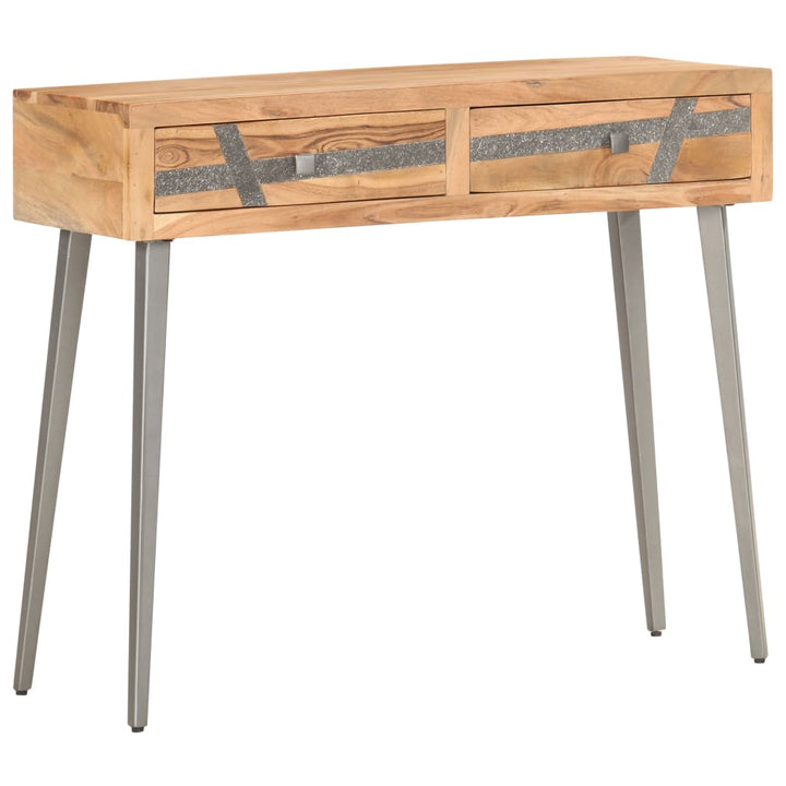 Masă Consolă, 90 X 30 X 75 Cm, Lemn Masiv De Acacia