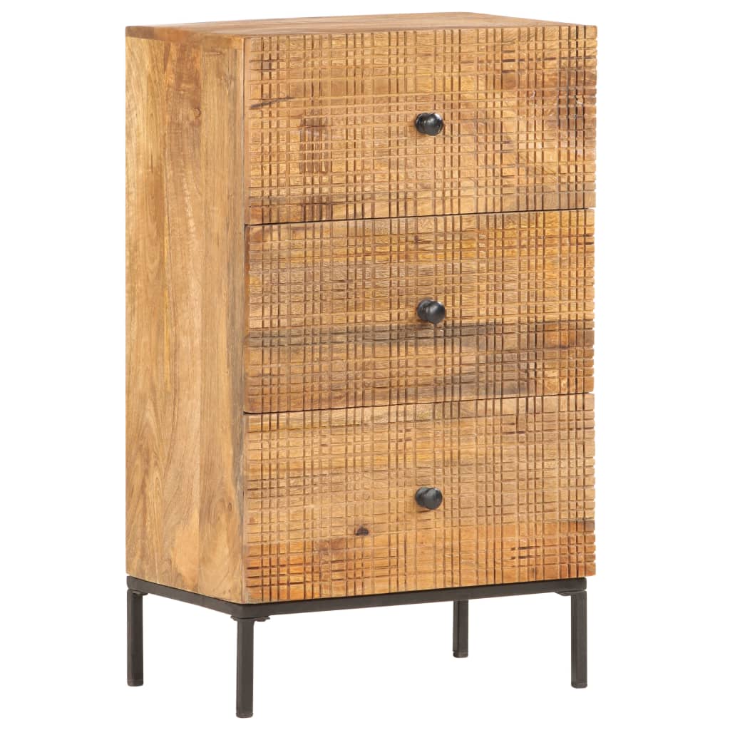 Dulap, 45X30X75 Cm, Lemn Masiv De Mango