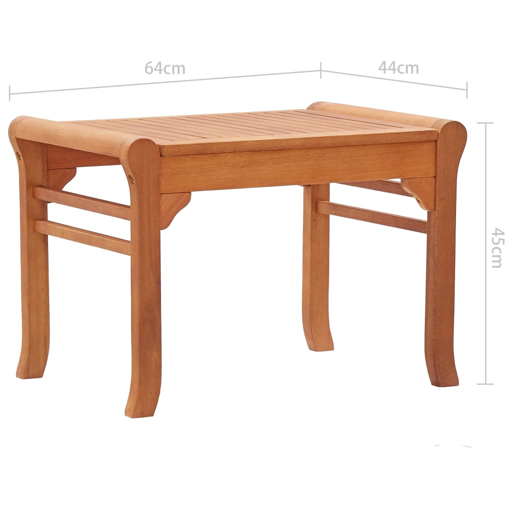 Bancă De Grădină, 64 Cm, Lemn Masiv De Eucalipt