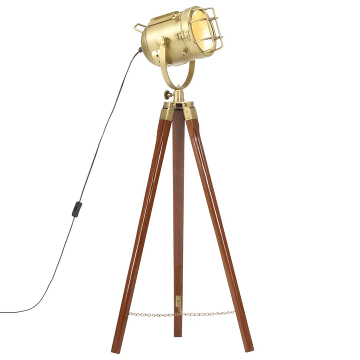 Lampă De Podea Trepied, , 97 Cm, Lemn Masiv De Mango