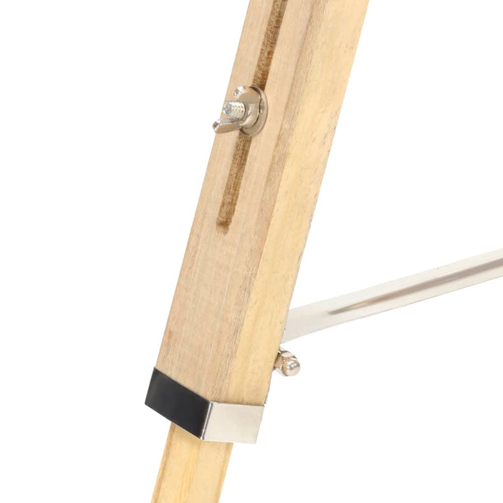 Lampă De Podea Cu Trepied, 140 Cm, Lemn Masiv De Mango