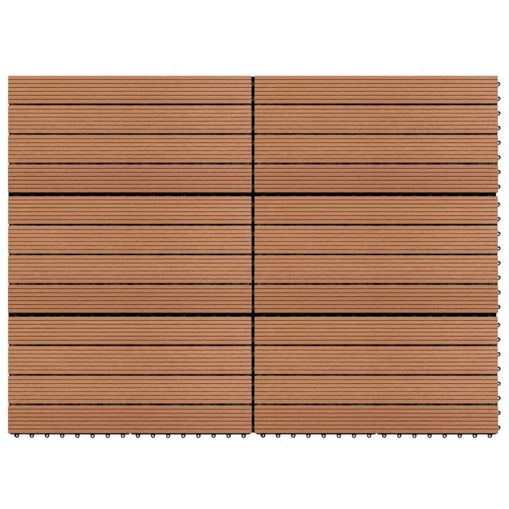 Plăci De Pardoseală, 6 Buc., , 60 X 30 Cm, Wpc, 1 M²