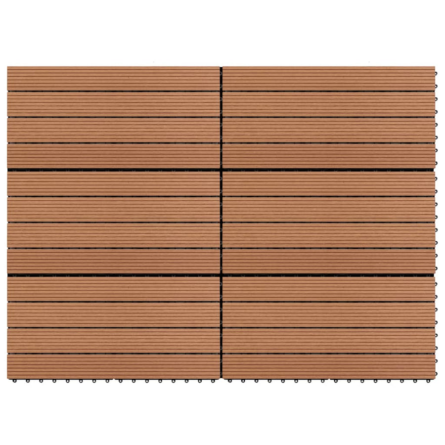 Plăci De Pardoseală, 6 Buc., , 60 X 30 Cm, Wpc, 1 M²