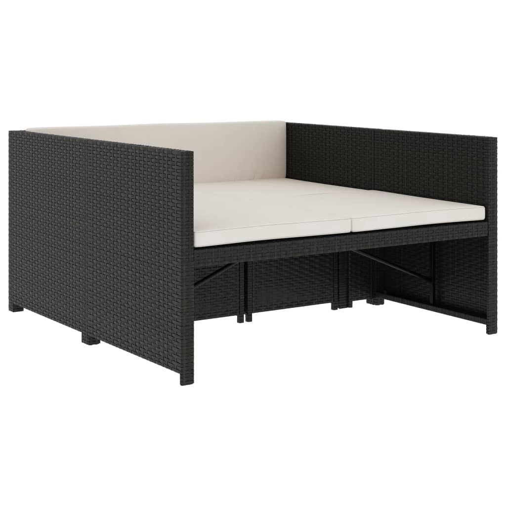 Set Mobilier De Grădină Cu Perne, 5 Piese, , Poliratan