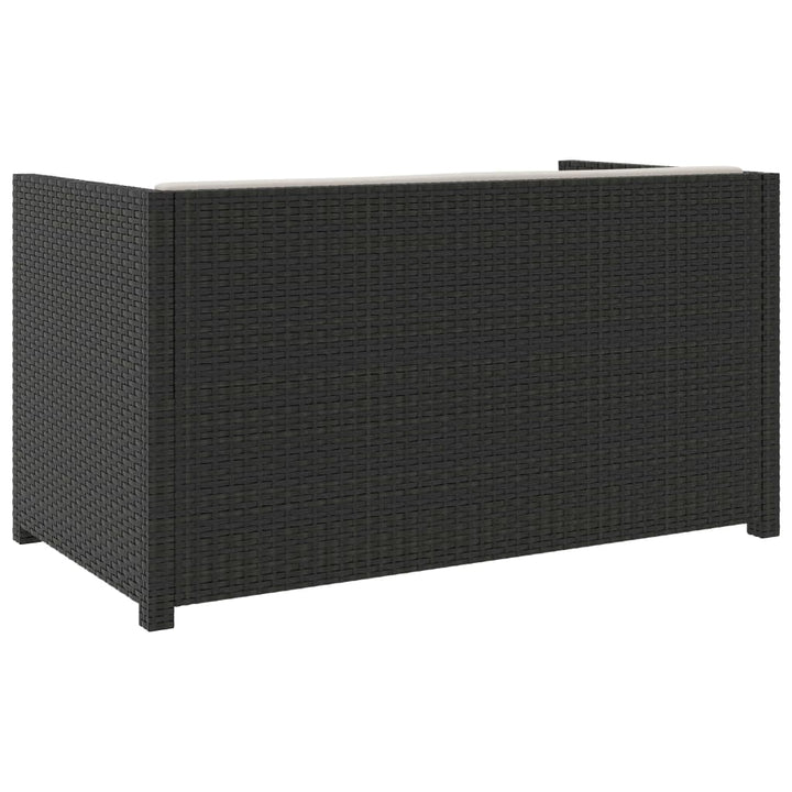 Set Mobilier De Grădină Cu Perne, 5 Piese, , Poliratan